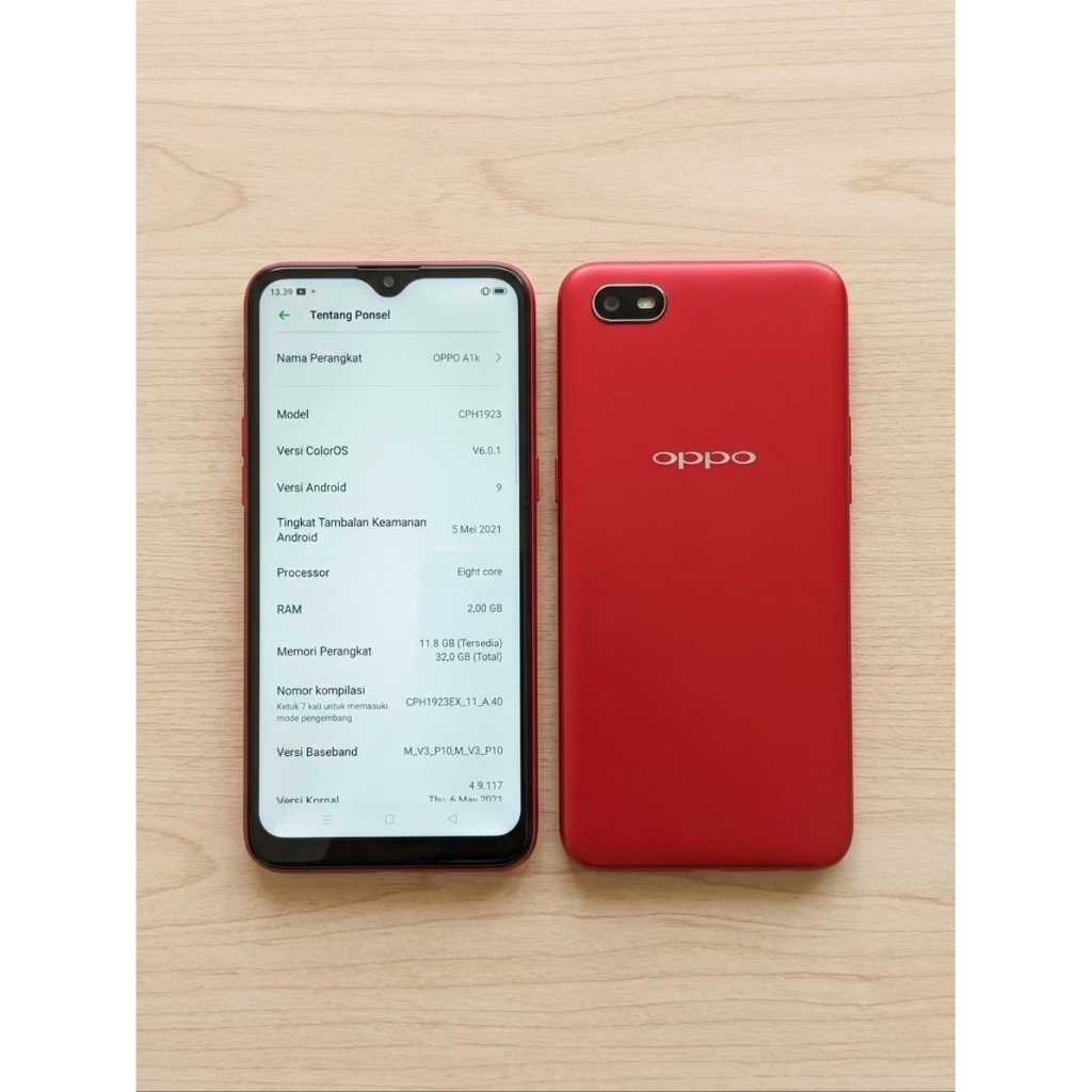 OPPO A1K 2/32 HP SECOND MURAH NORMAL SIAP PAKAI