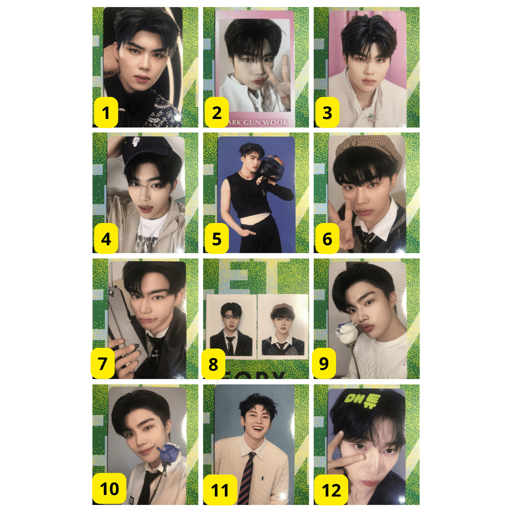 ZB1 GUNWOOK MATTHEW OFFICIAL PHOTOCARD