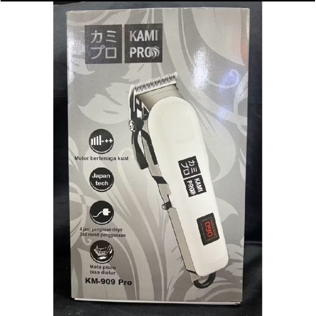 ALAT CUKUR PEMANGKAS RAMBUT CAS KAMIPRO KM-909 PRO/Hair Clipper Cas Kami Pro KM-909 PRO