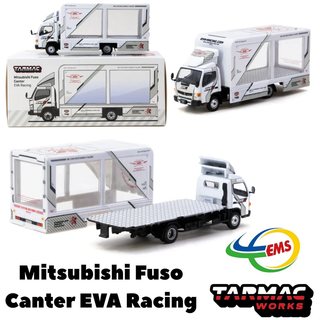 T64T-TL002-EVA - Tarmac Works 1/64 Mitsubishi Fuso Canter EVA Racing