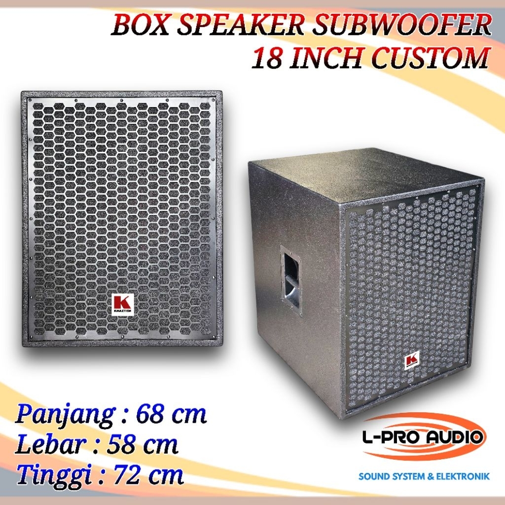 Box speaker 18 inch Custom model RCF bok subwoofer 18in