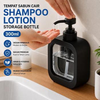 Tempat Sabun Cair Shampoo Lotion Storage Bottle 300ml - HK-30