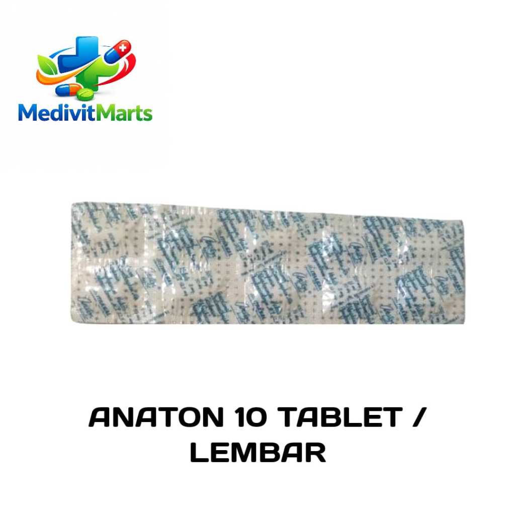 ANATON 10 TABLET / LEMBAR - UNTUK MEREDAKAN DEMAM, BATUK & PILEK