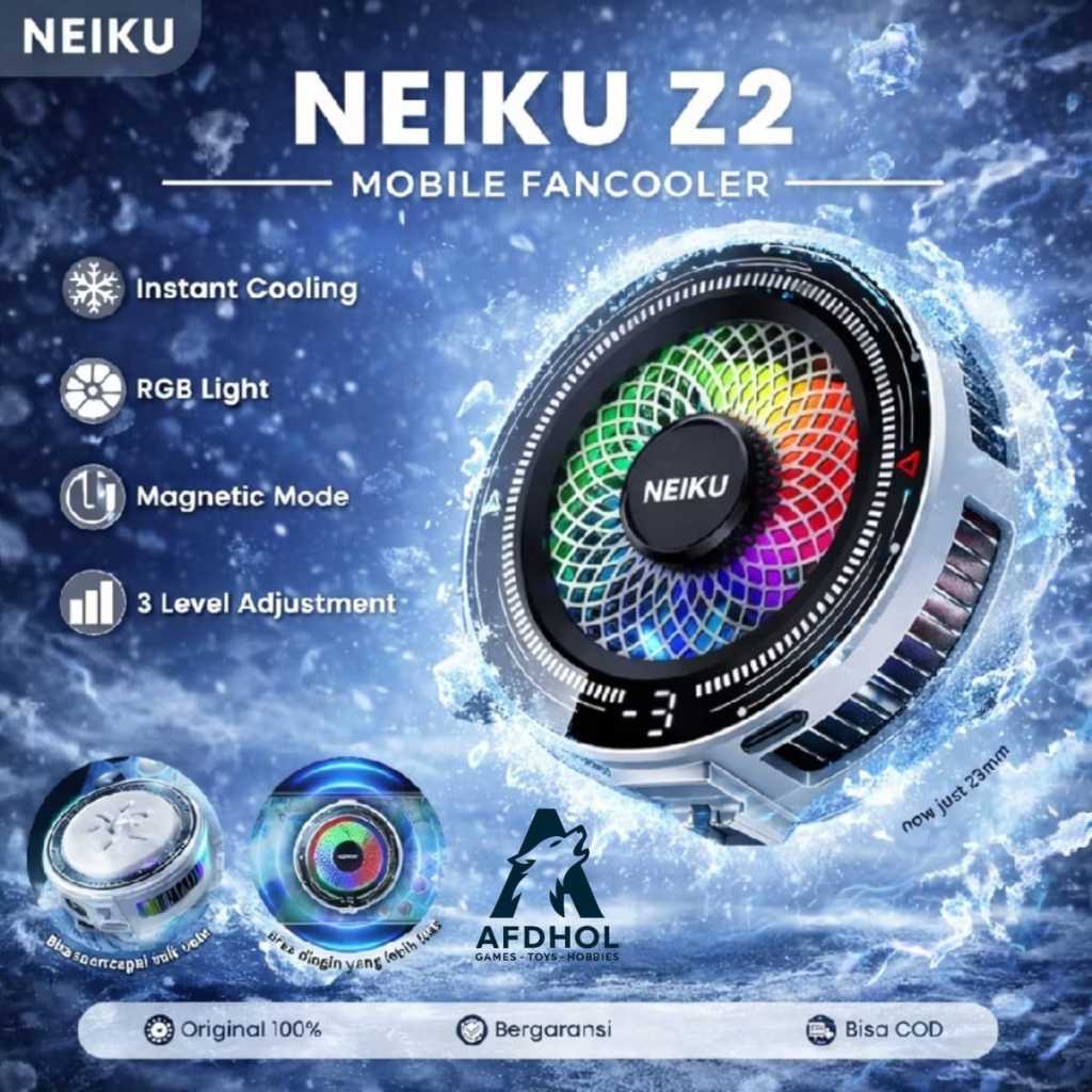 MEMO NEIKU Z2 PHONE COOLER HP HANDPHONE HAND PHONE PENDINGIN HP GAMING UNIVERSAL FANCOOLER FAN COOLE