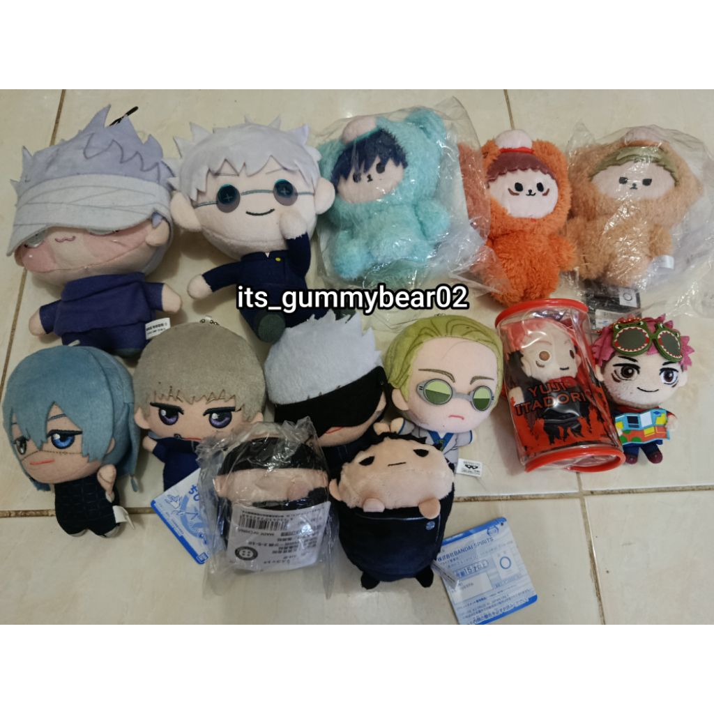 [2] Jujutsukaisen JJK Jujutsu kaisen Chopinui Gojo Satoru Megumi Nanami Yuji itadori chibigurumi Mah
