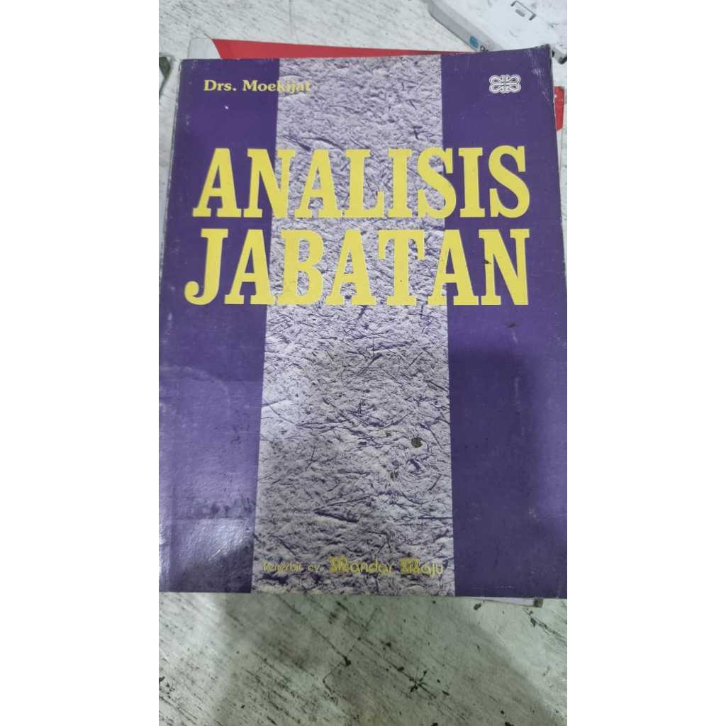 BUKU ANALISIS JABATAN