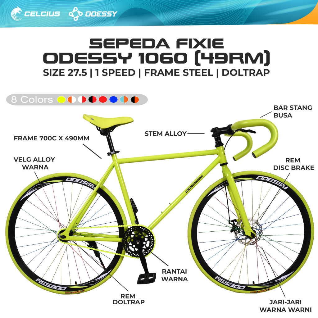 SEPEDA ODESSY FIXIE 27.5 49 RM 1060