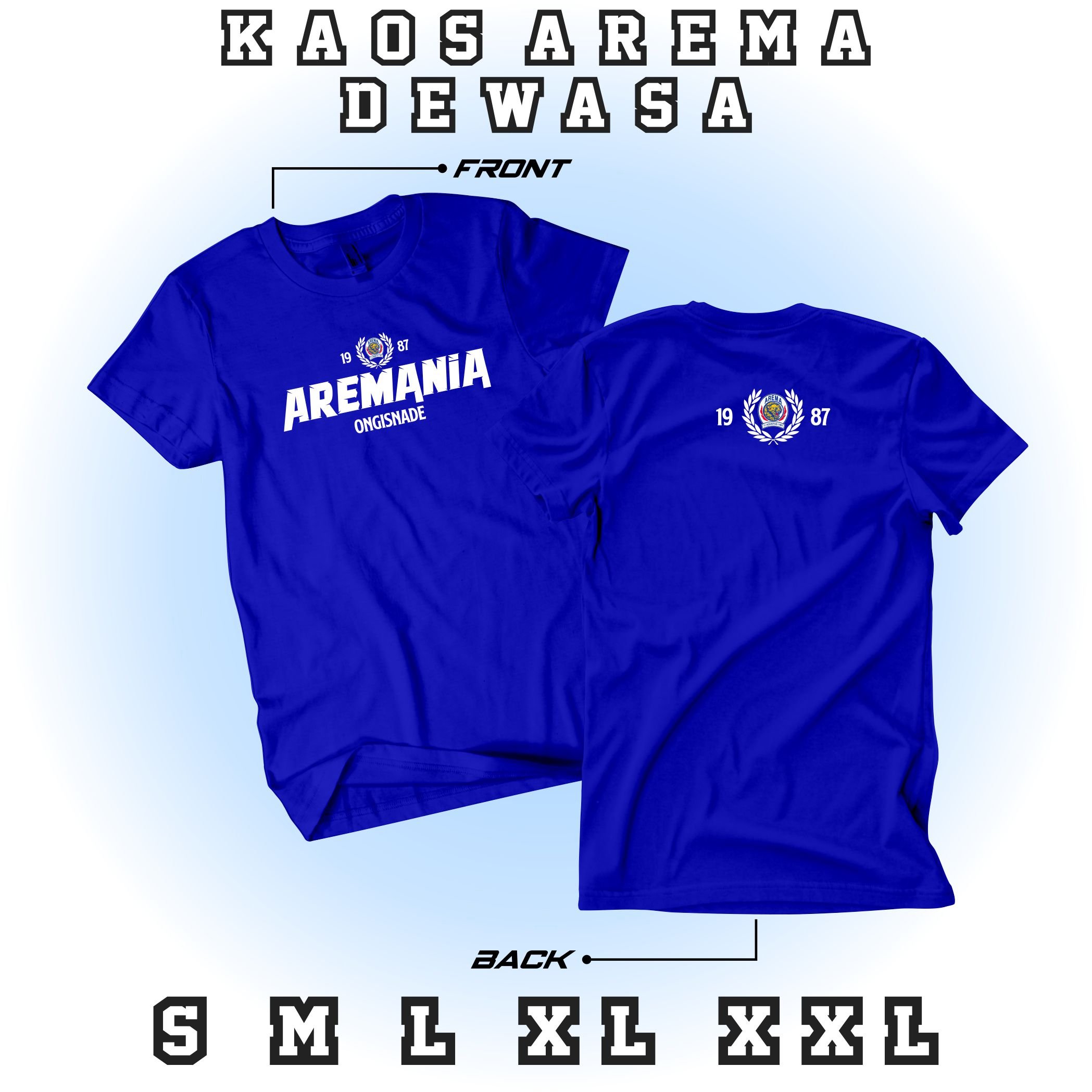 KAOS AREMANIA DWS BAJU UNISEX COTTON