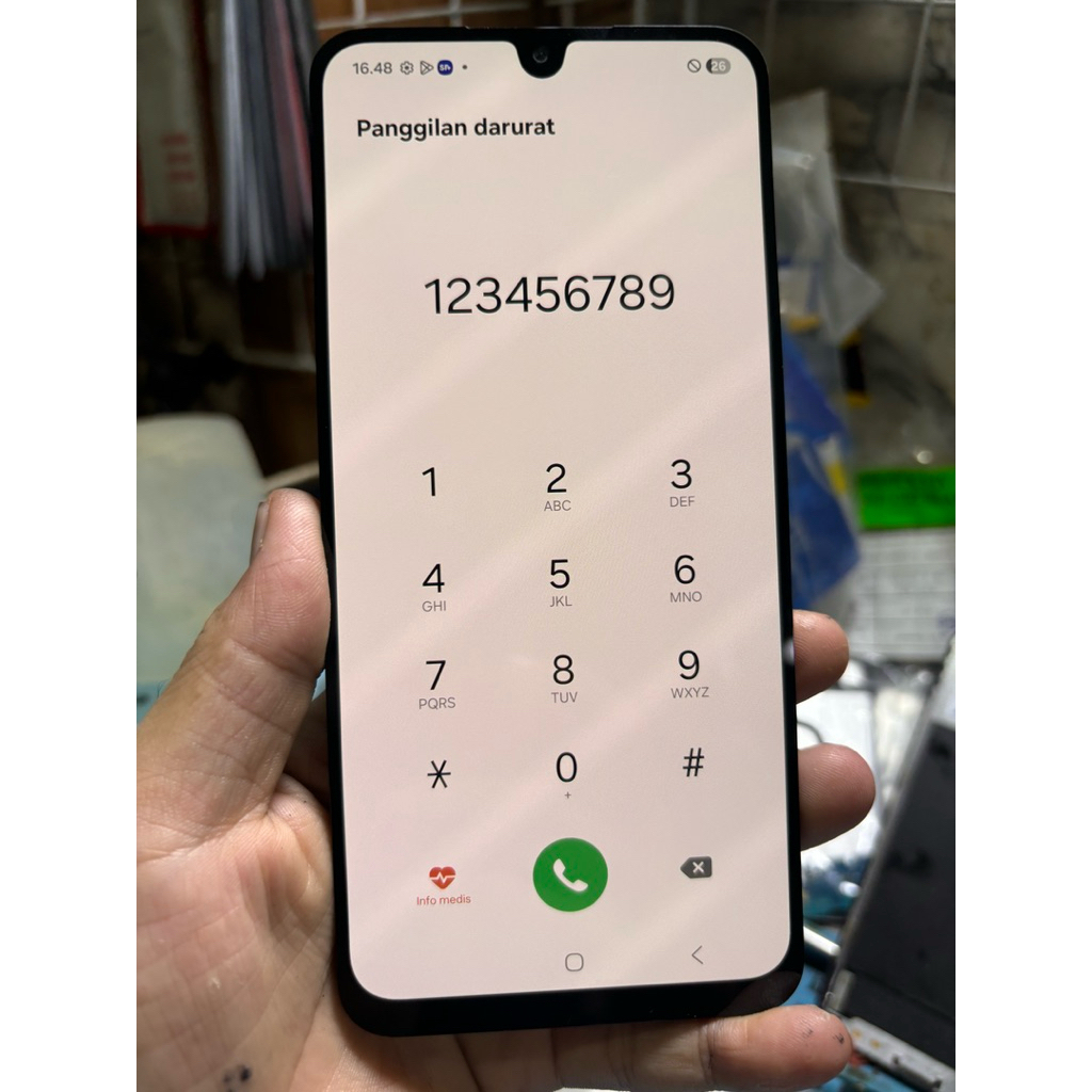 Lcd samsung A16 original copotan
