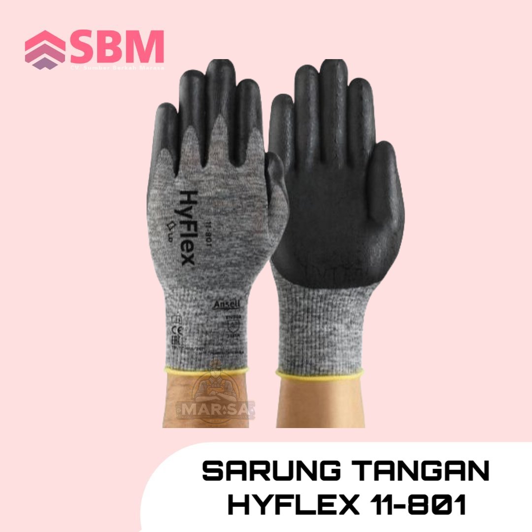 Ansell Hyflex 11-801 Sarung Tangan Multifungsi