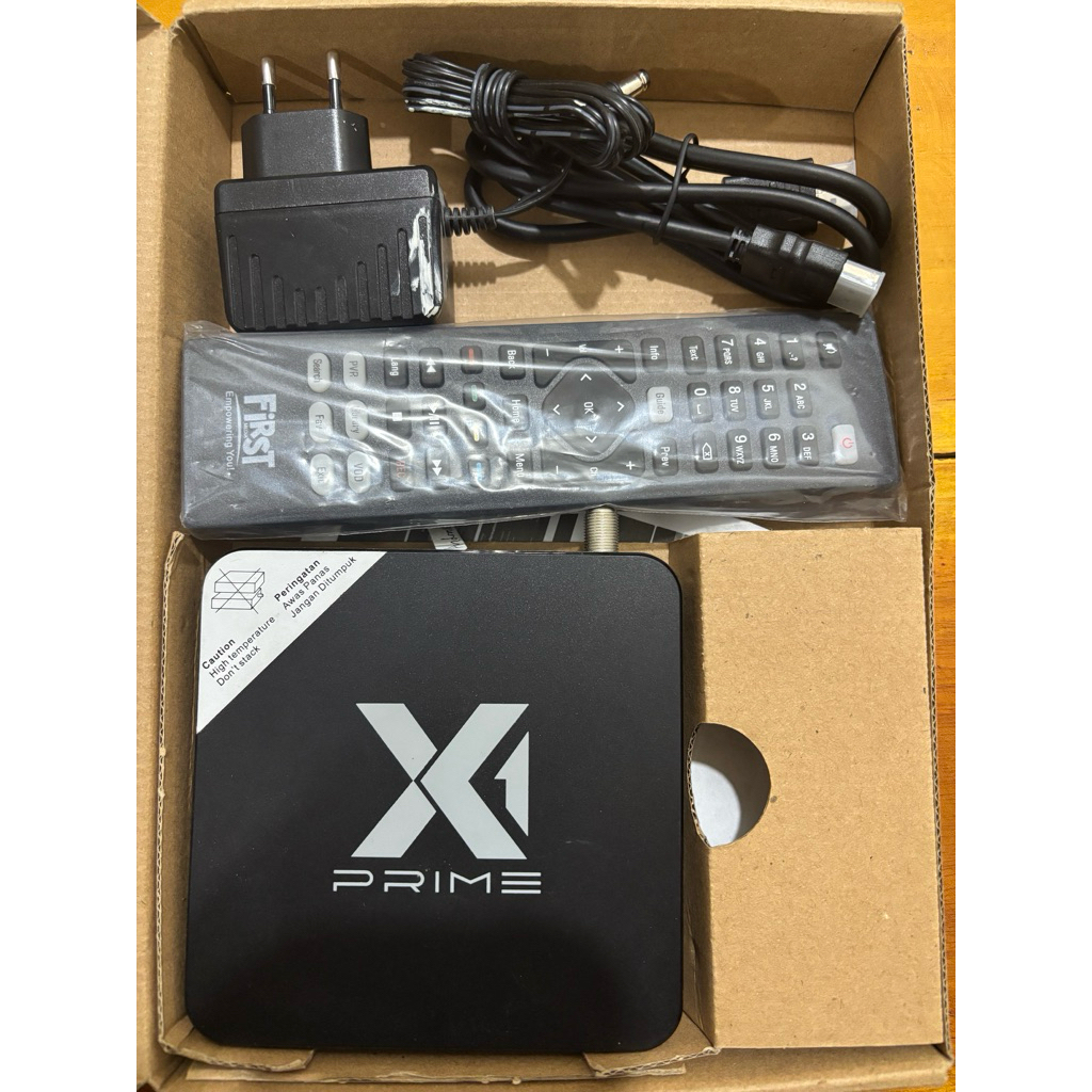 STB X1 PRIME C ANDROID BOX sudah unlock siap pakai