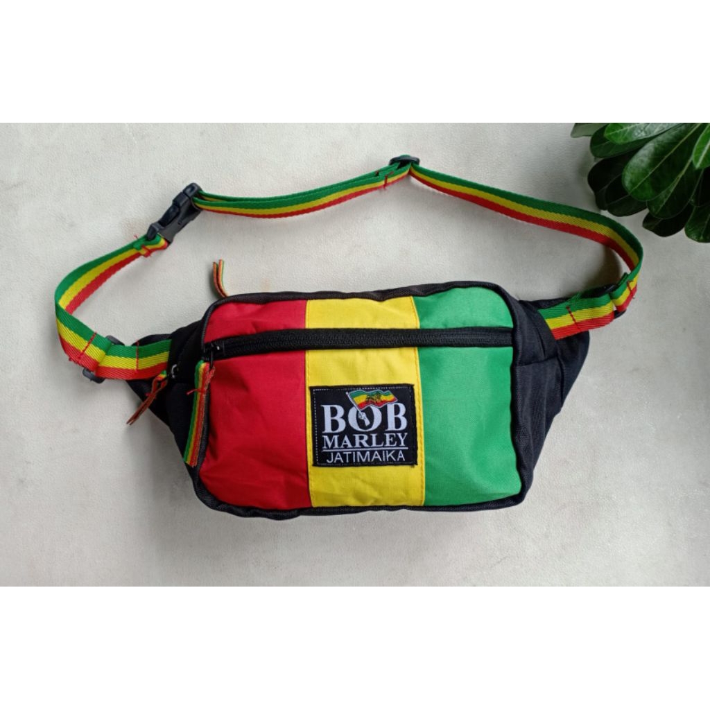 waistbag rasta reggae tas selempang bob marley