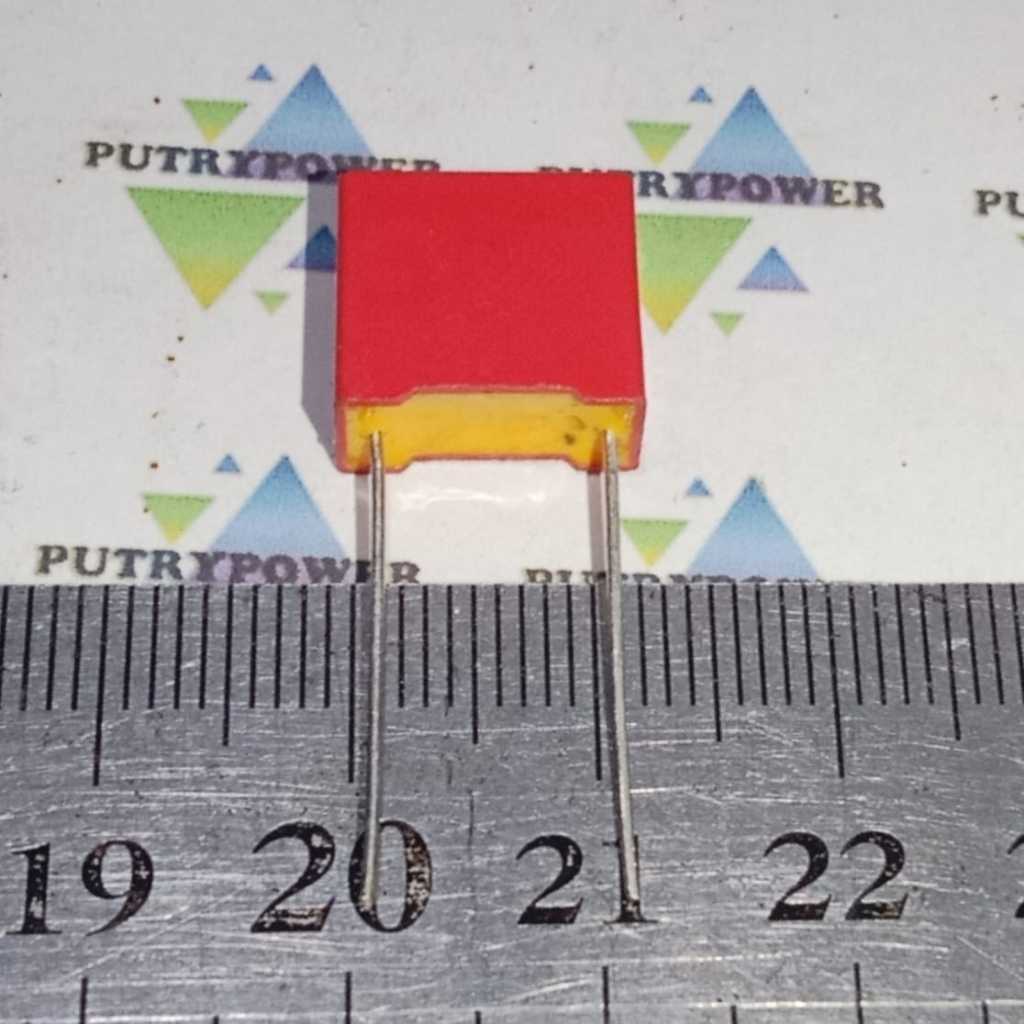 104J250  10mm MKM MERAH 104j  250v  100nf  100n capasitor kapasitor capacitor 100 n 250v mkp 104 mkt