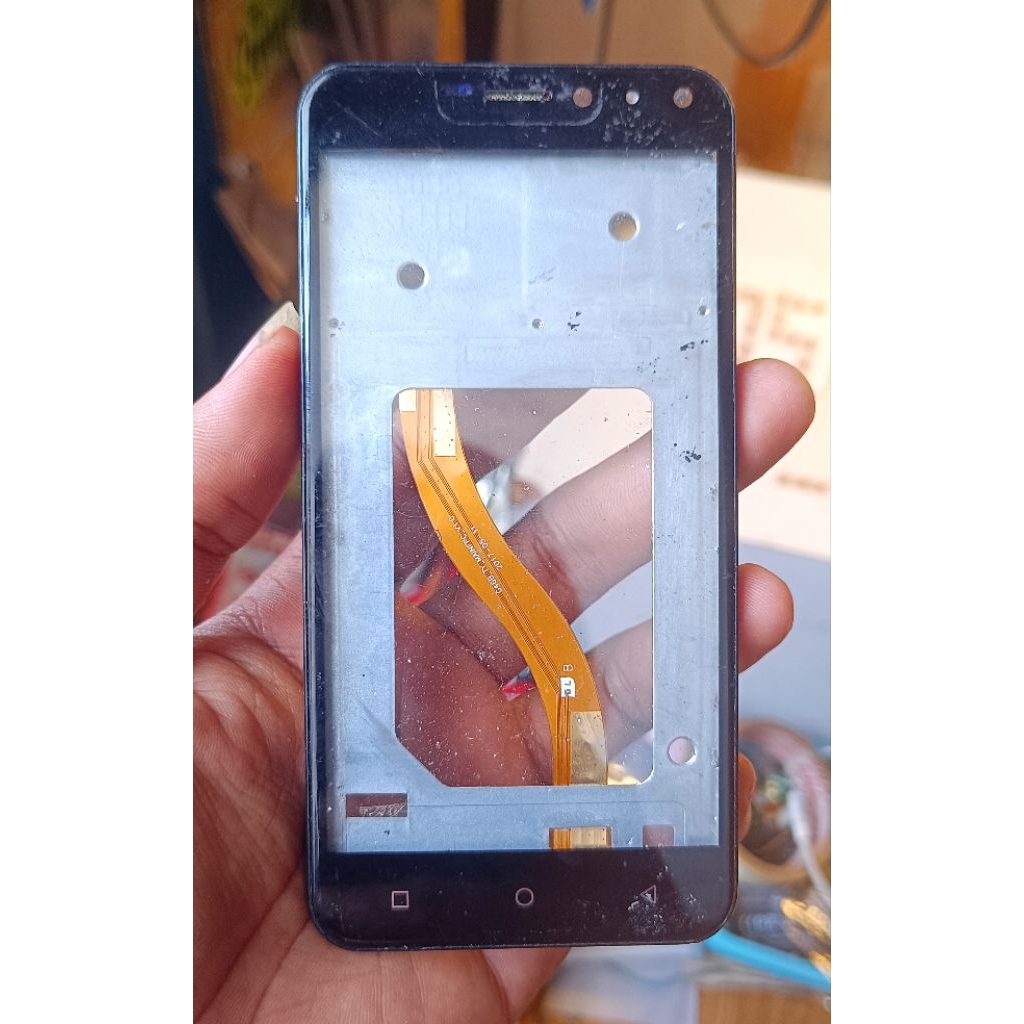 Touchscreen Plus Frame+Flexible Ui Spc L53 ORI Copotan