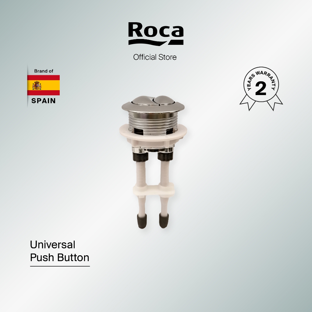 ROCA Universal Push Button Flush Toilet | Tombol Flush WC Dual Flush | Sparepart Toilet Original