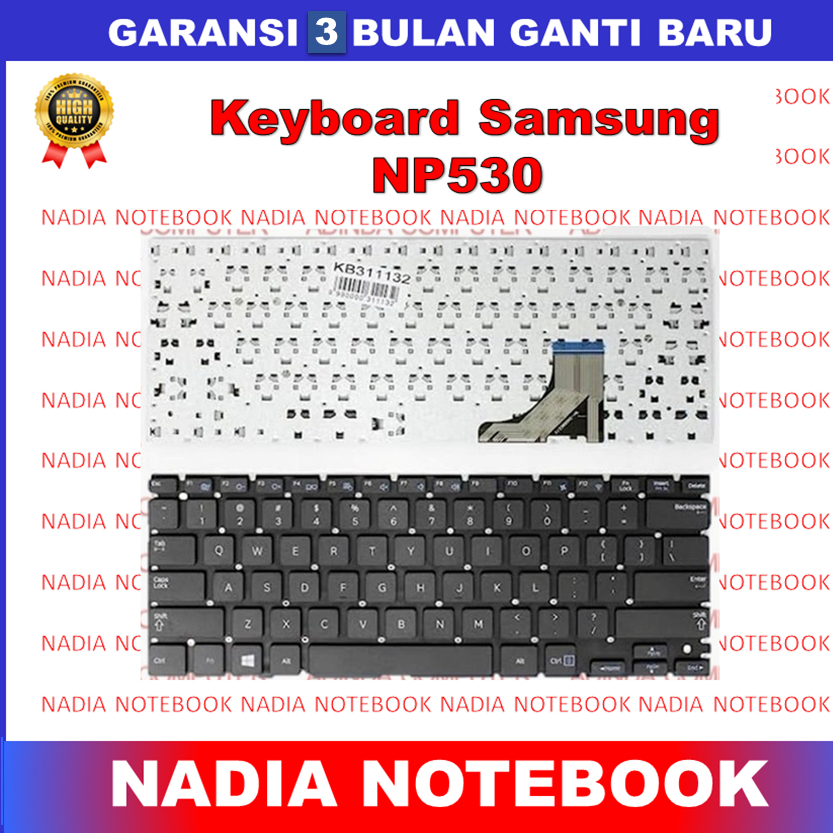 Keyboard Samsung NP530 NP535 NP535U3C NP535U3X NP540U3C NP542U3X