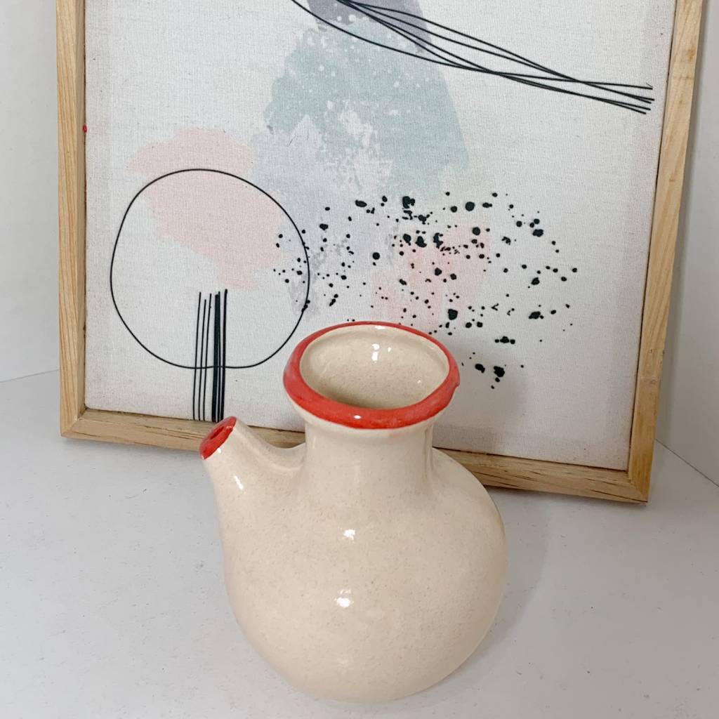 botol keramik aesthetik unik/ mini keramik jug aesthetik/ keramik unik handmade/ dispenser minyak ke