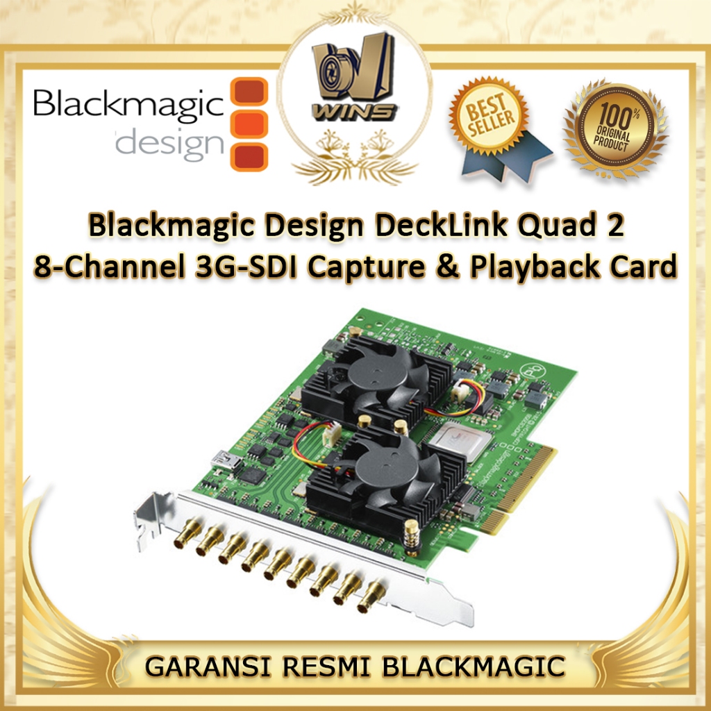 Blackmagic Design DeckLink Quad 2 8-Channel 3G-SDI Capture & Playback Card