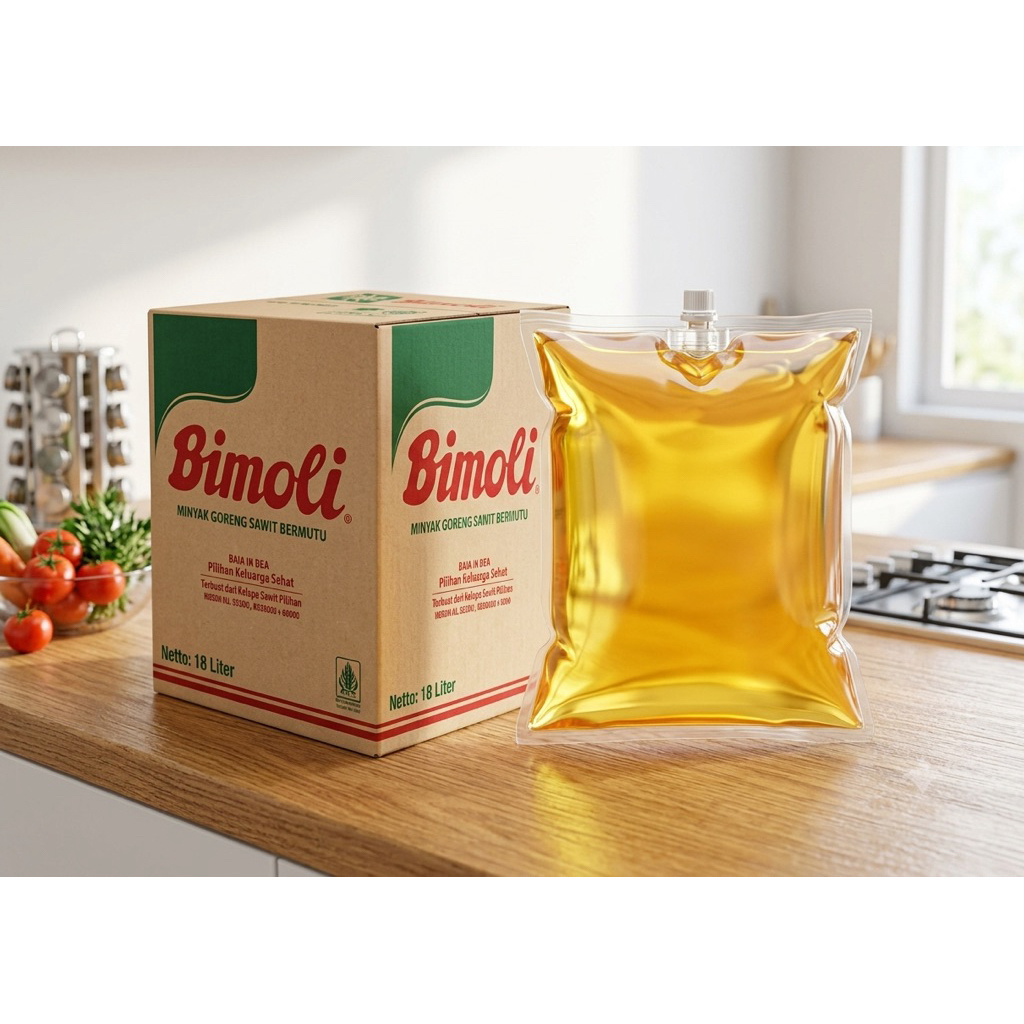 Minyak goreng Bimoli 18 liter kemasan BIB