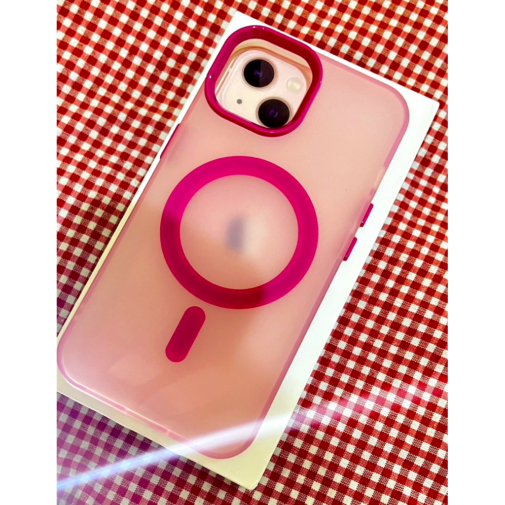 Case pink jelly premium untuk iphone 13
