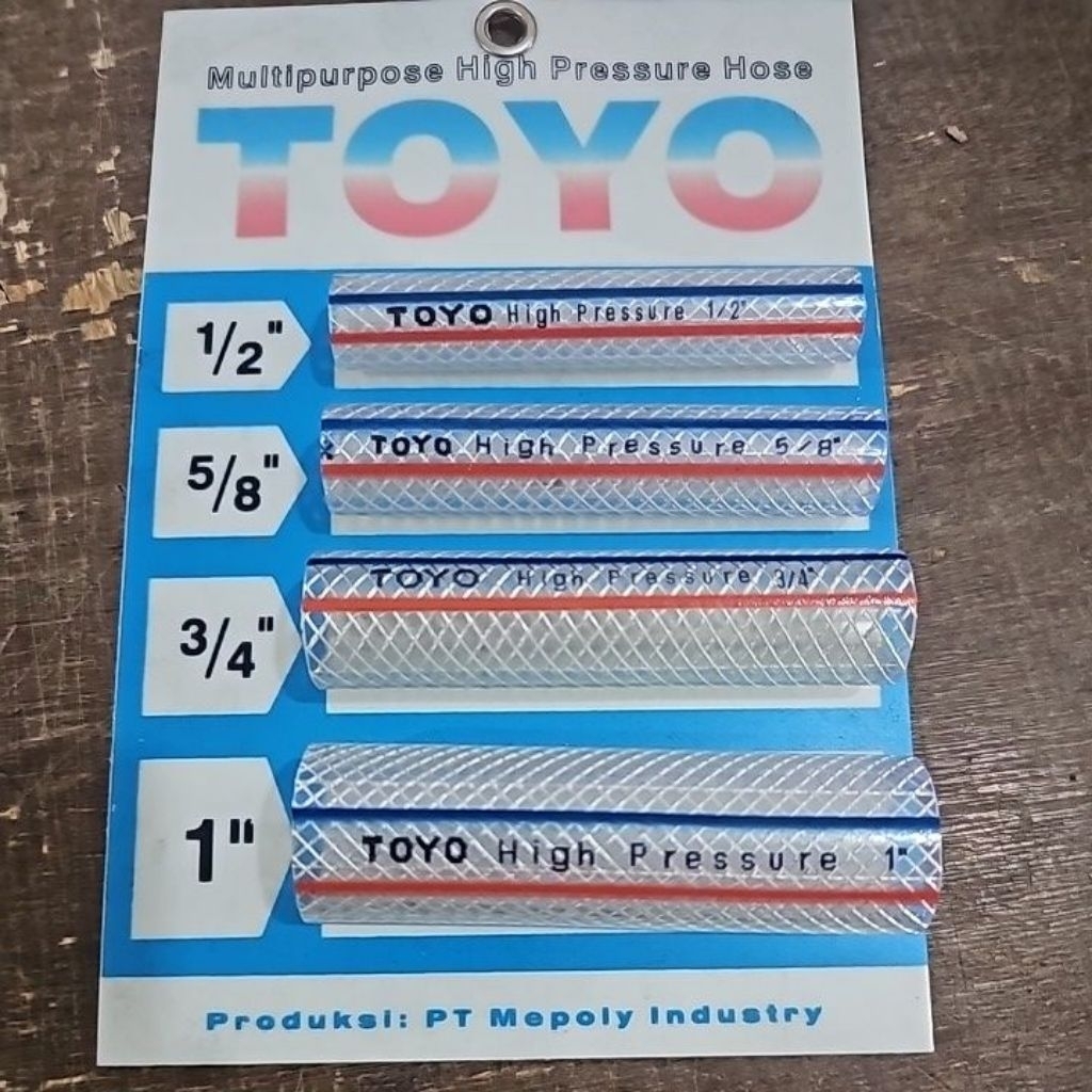 Toyo Selang Air Selang Benang Tebal Premium Anti Lipat Harga 5 Meter
