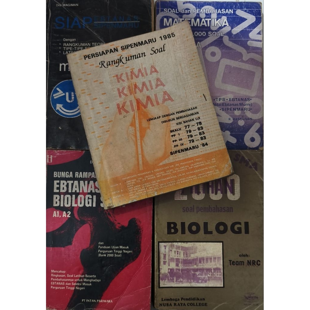 BUKU PERSIAPAN EBTANAS SIPENMARU BIOLOGI/BUNGA RAMPAI EBTANAS BIOLOGI/PERSIAPAN TPB EBTANAS SIPENMAR