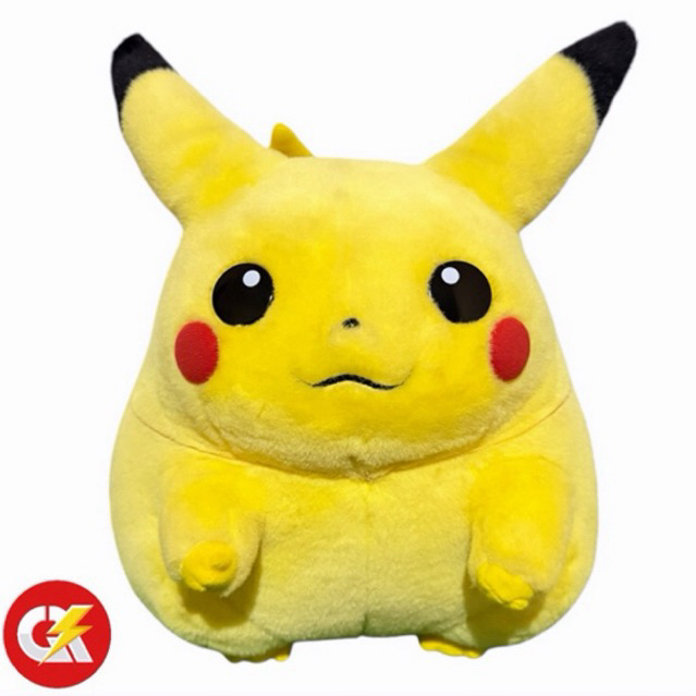 Boneka Plush Life Size Pokemon Pikachu Fat Vintage Original Pokemon Takara Tomy