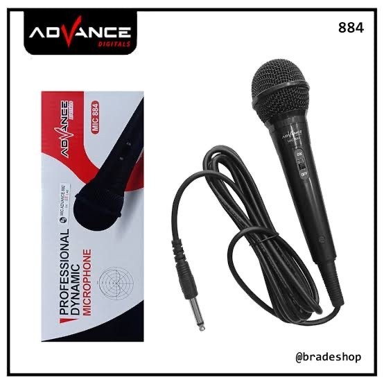 Advance MIC884 Mic Karaoke Kabel Microphone