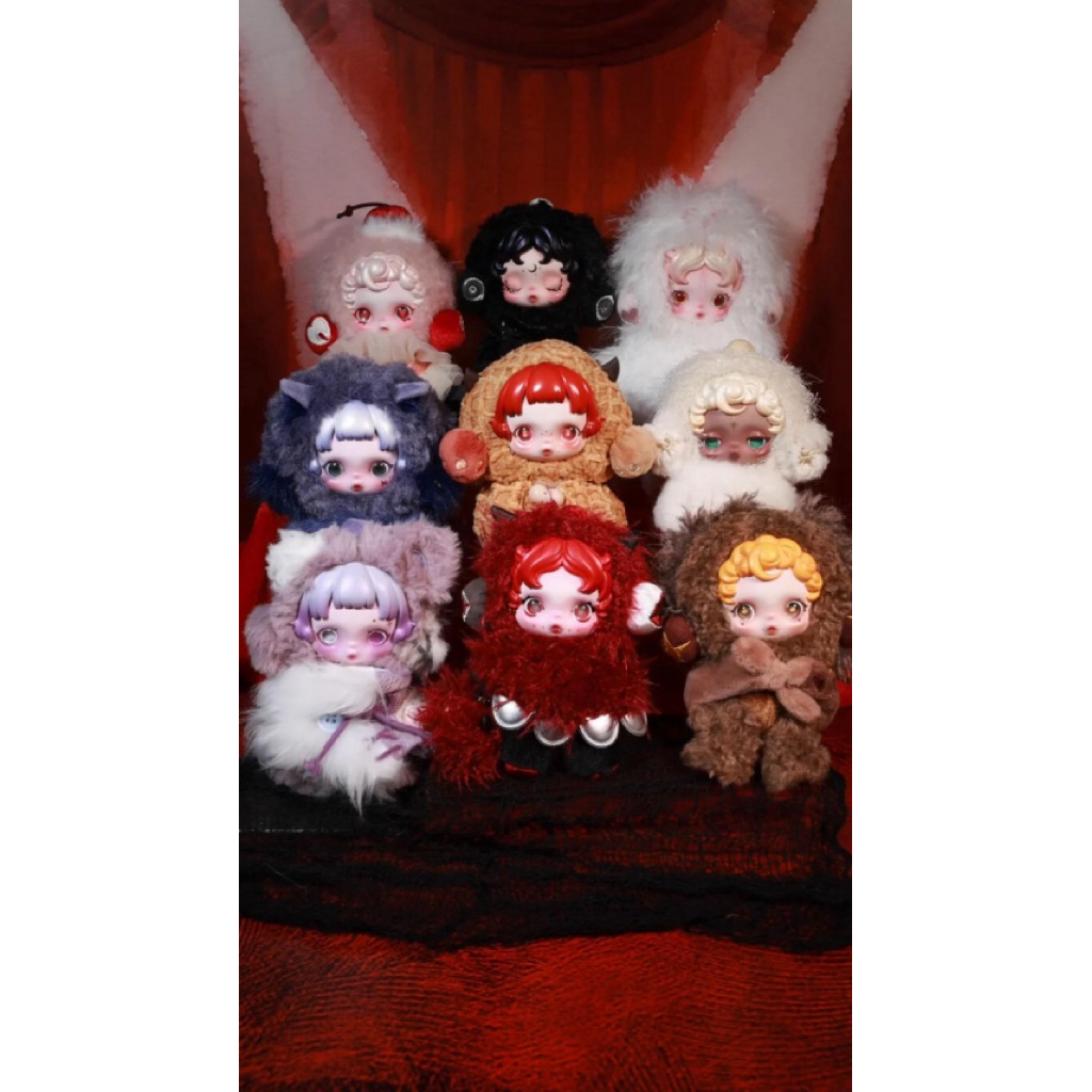 [SELECTED] SKULLPANDA You Found Me Series Plush Doll Pendant Sneaky Chestnut Ratty Bear Cerberus