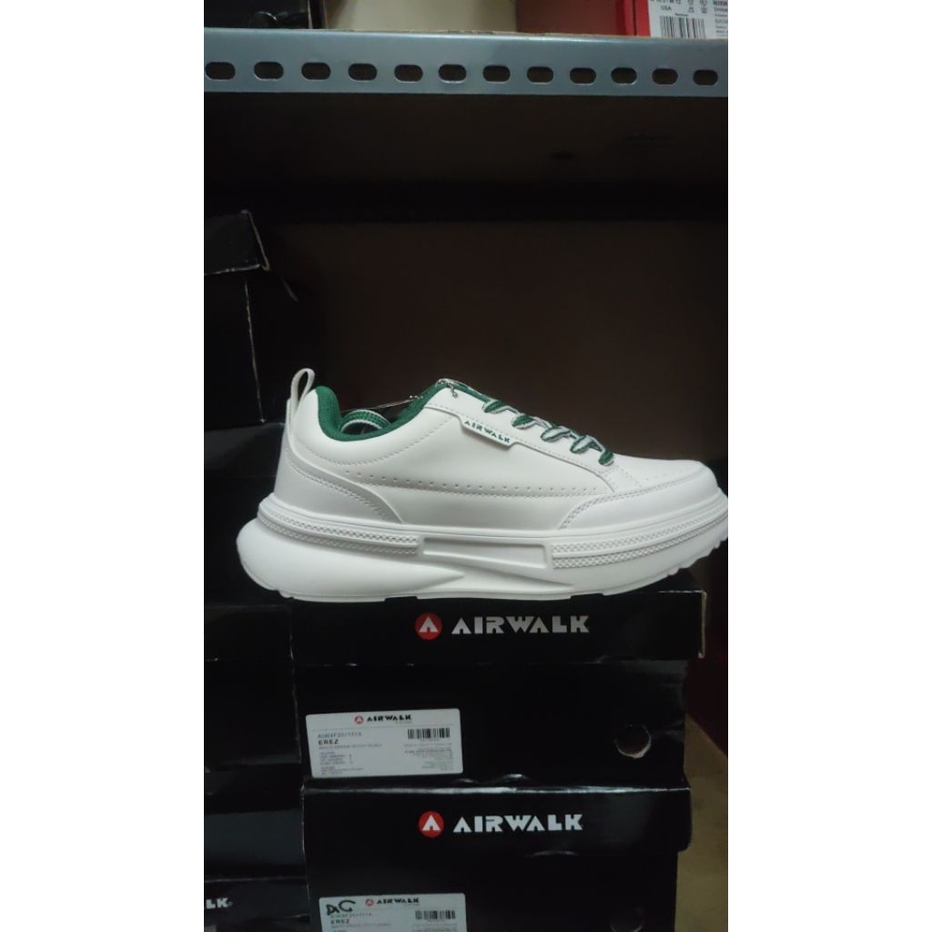 SEPATU SNEAKERS PRIA AIRWALK EREZ WHITE GREEN