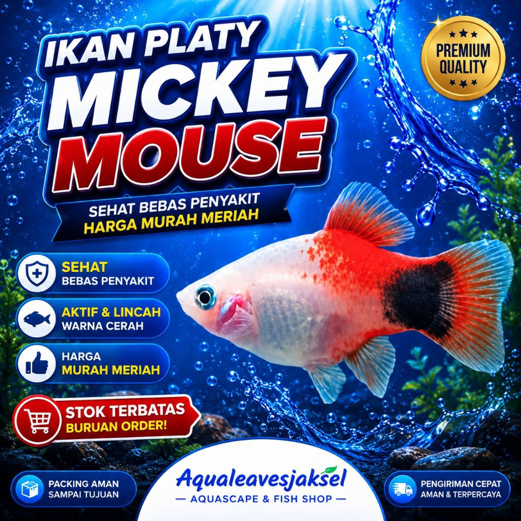ikan platy mickey mouse