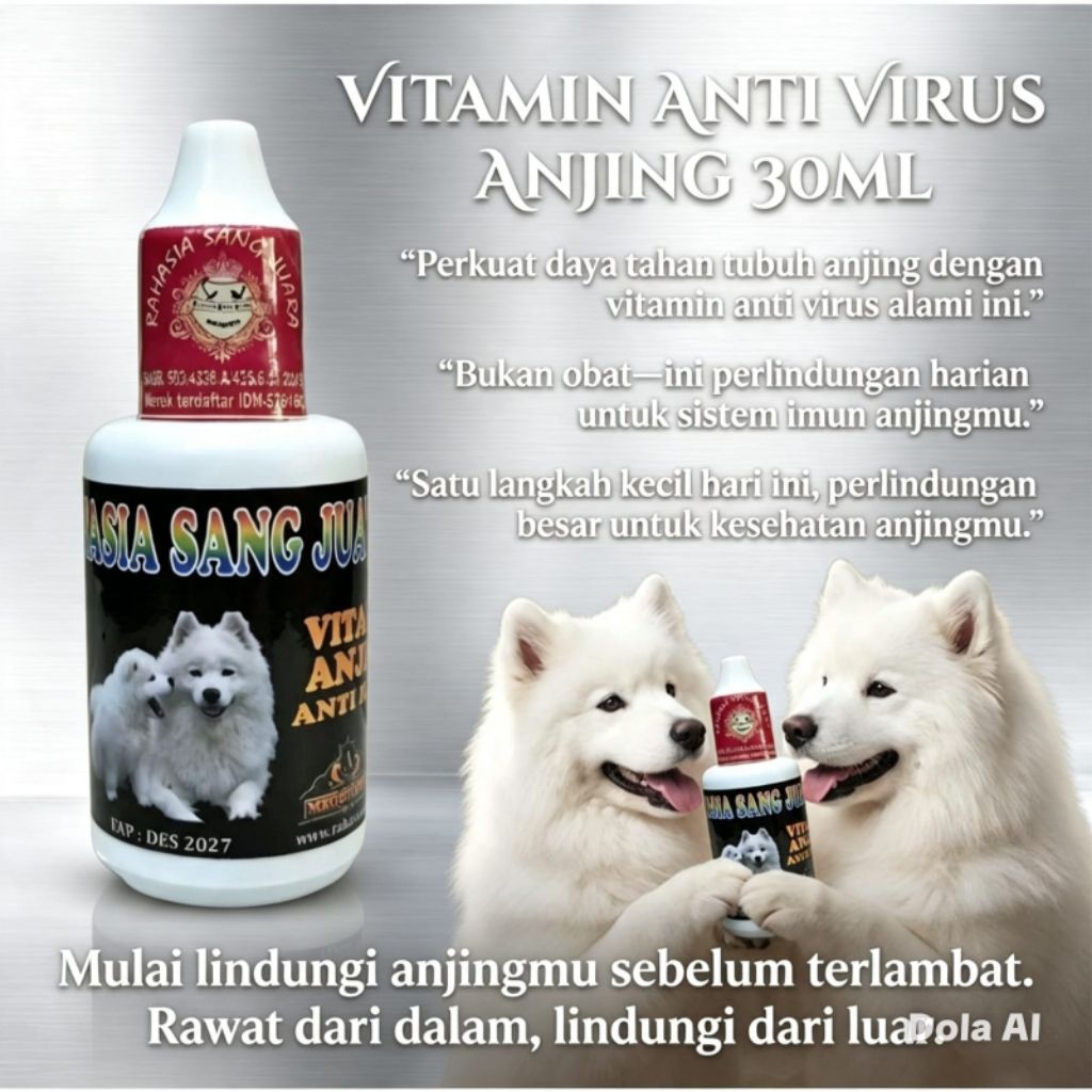 Vaksin Anti virus anjing 30 ml