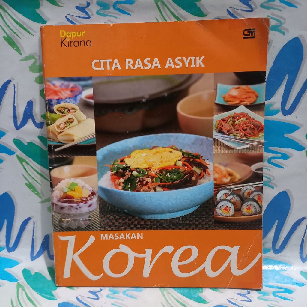 Buku Resep Cita Rasa Asyik Masakan Korea oleh Dapur Kirana cek foto dan deskripsi