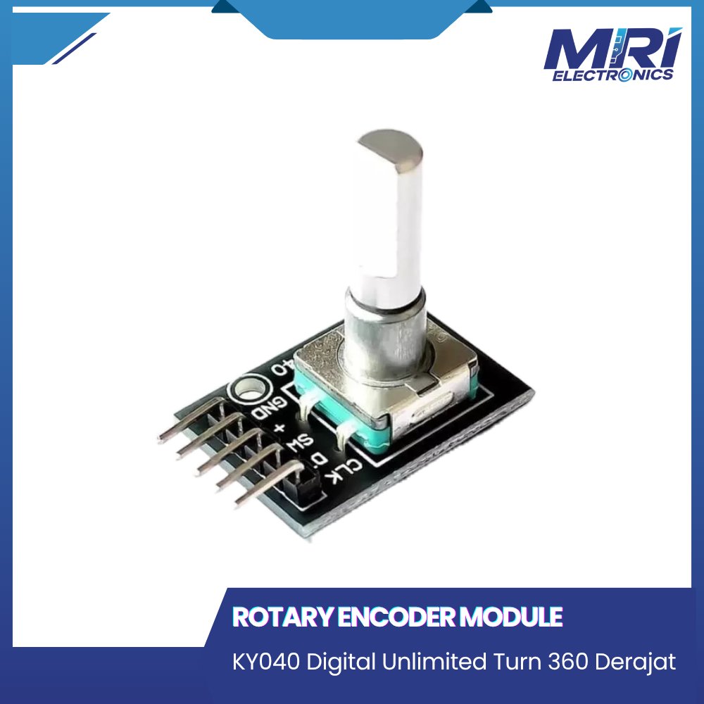 KY-040 Rotary Encoder Module KY040 Digital Unlimited Turn 360 Derajat