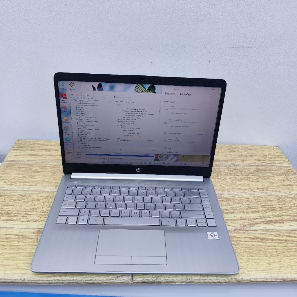 Laptop Second HP 14s-dk1524au Amd Athlon Silver 3050U Ram 4GB Ssd 512GB Hd