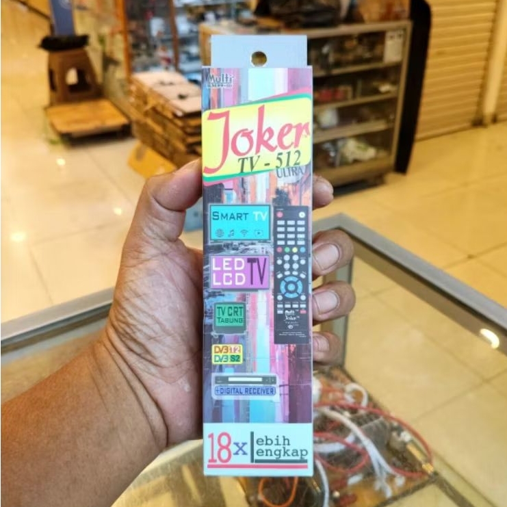 REMOT TV MULTI UNIVERSAL JOKER PREMIO TV-51 SUPER LENGKAP