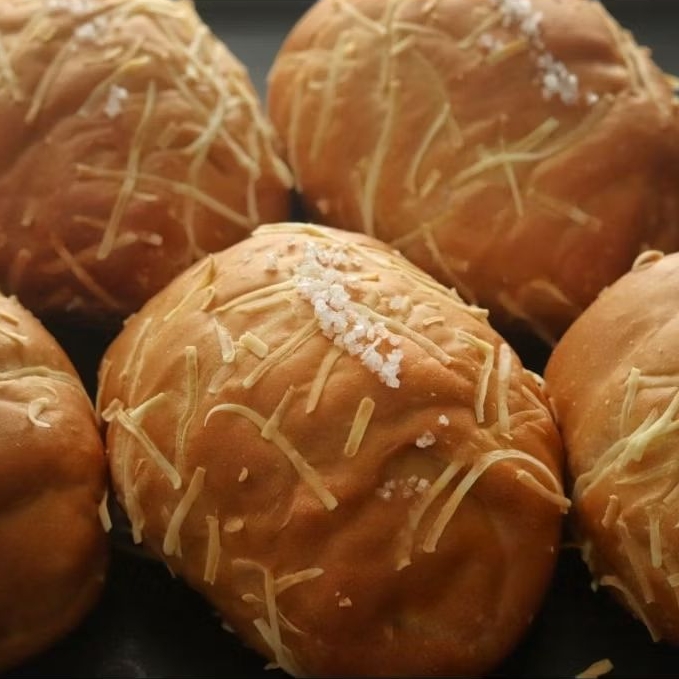 Vegan Bread | Salted Bread Double Cheeze