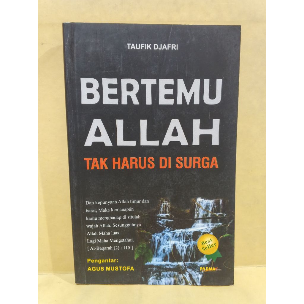 Bertemu Allah tak harus di surga