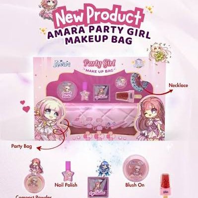 Amara kids party girl / amara make up anak /amara tas