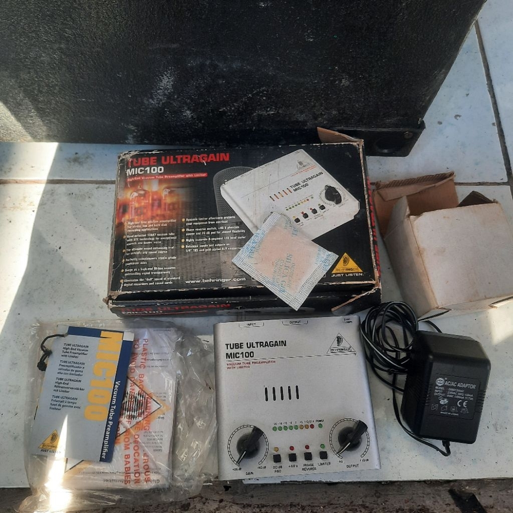 Behringer Tube Ultragain Mic 100 Fullset Second