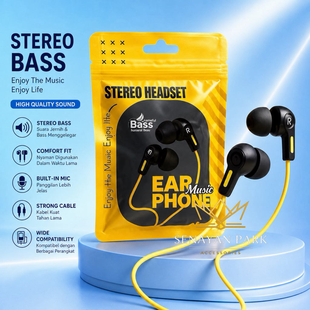 Headset REALME BUDS X1 Bass Handsfree REALME X1 Bass Earphone REALME BUDS X1 Bass SEN