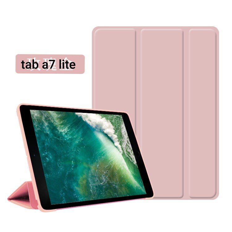 [ Tab A7 Lite ] sarung buku Book Cover Tab A7 Lite / Casing Buka Tutup