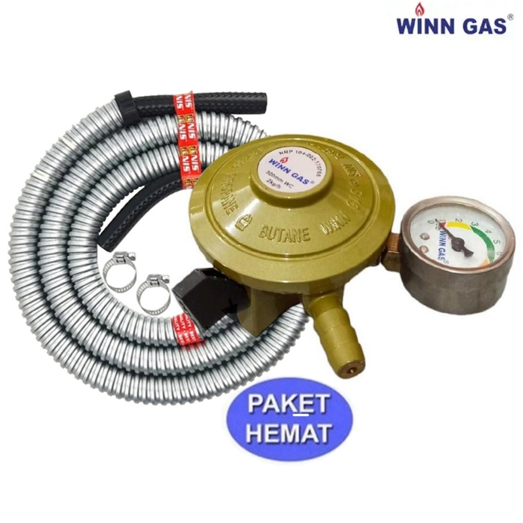 Regulator Winn Gas W138 Meter Tekanan Rendah