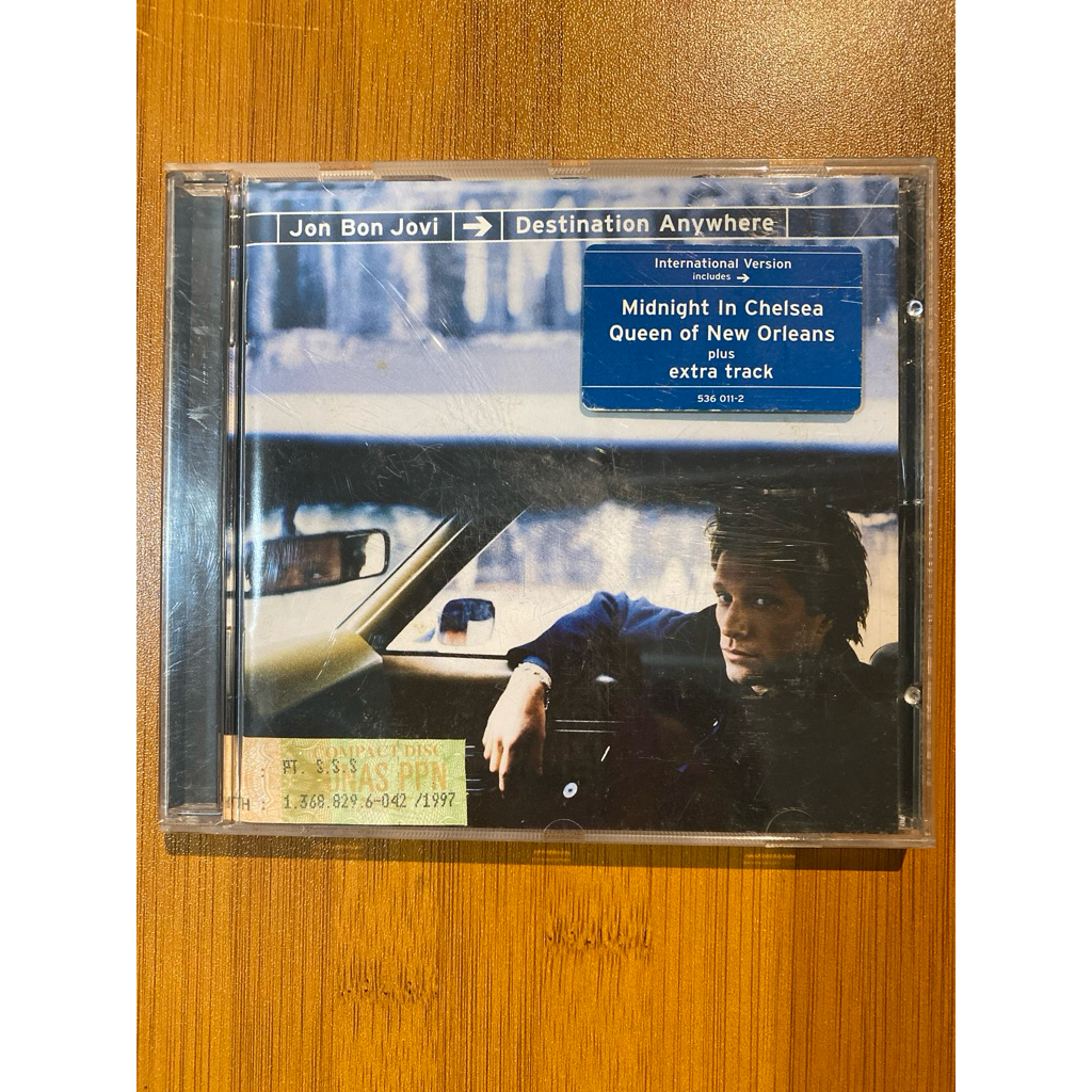 CD Jon Bon Jovi – Destination Anywhere (1997) Original