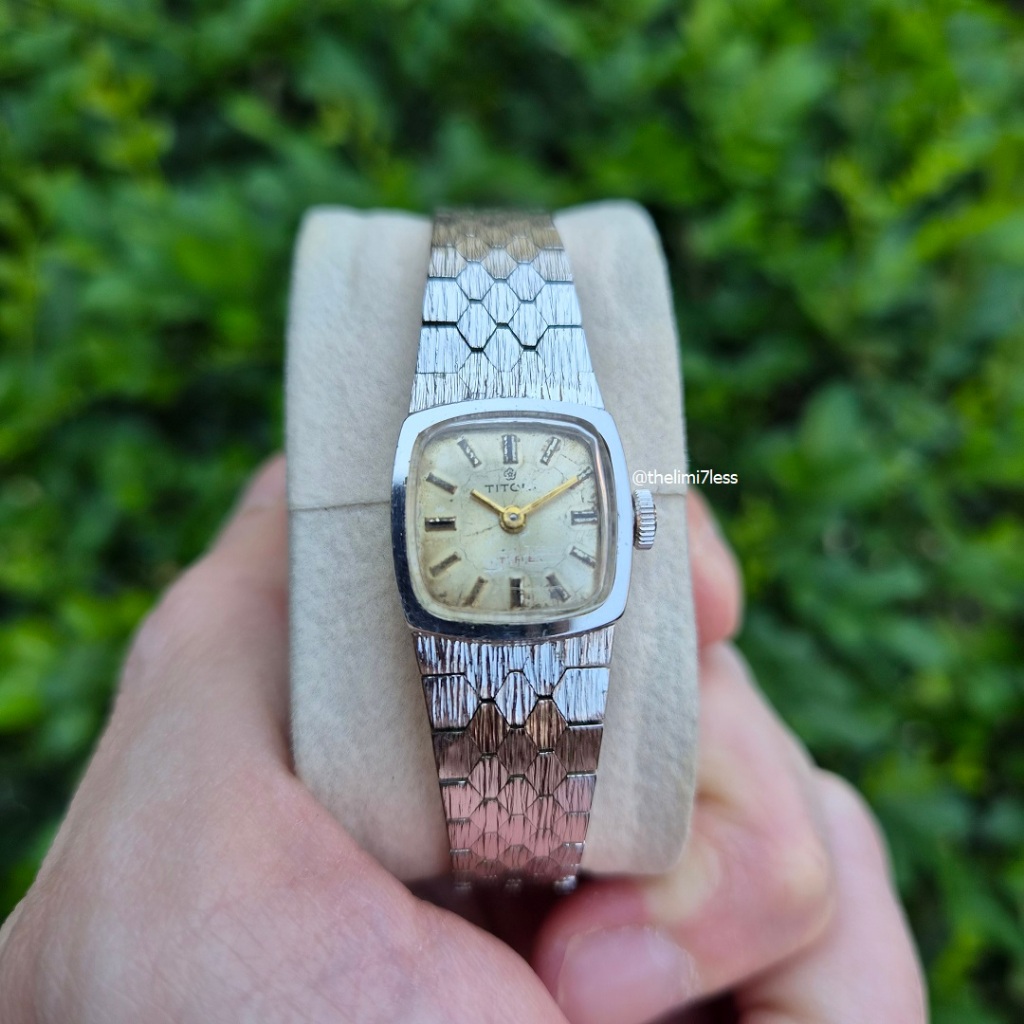 Jam tangan Titoni titoflex mechanical 17 jewels swiss made ref 95-71237