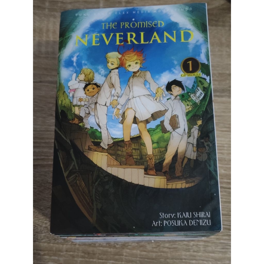 Buku Komik Manga Full Set (End) Vol 1-20 The Promised Neverland Yakusoku no Neverland Bahasa Indones