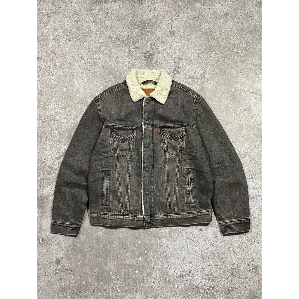 Sherpa Trucker Jacket Levis Big E (Second)