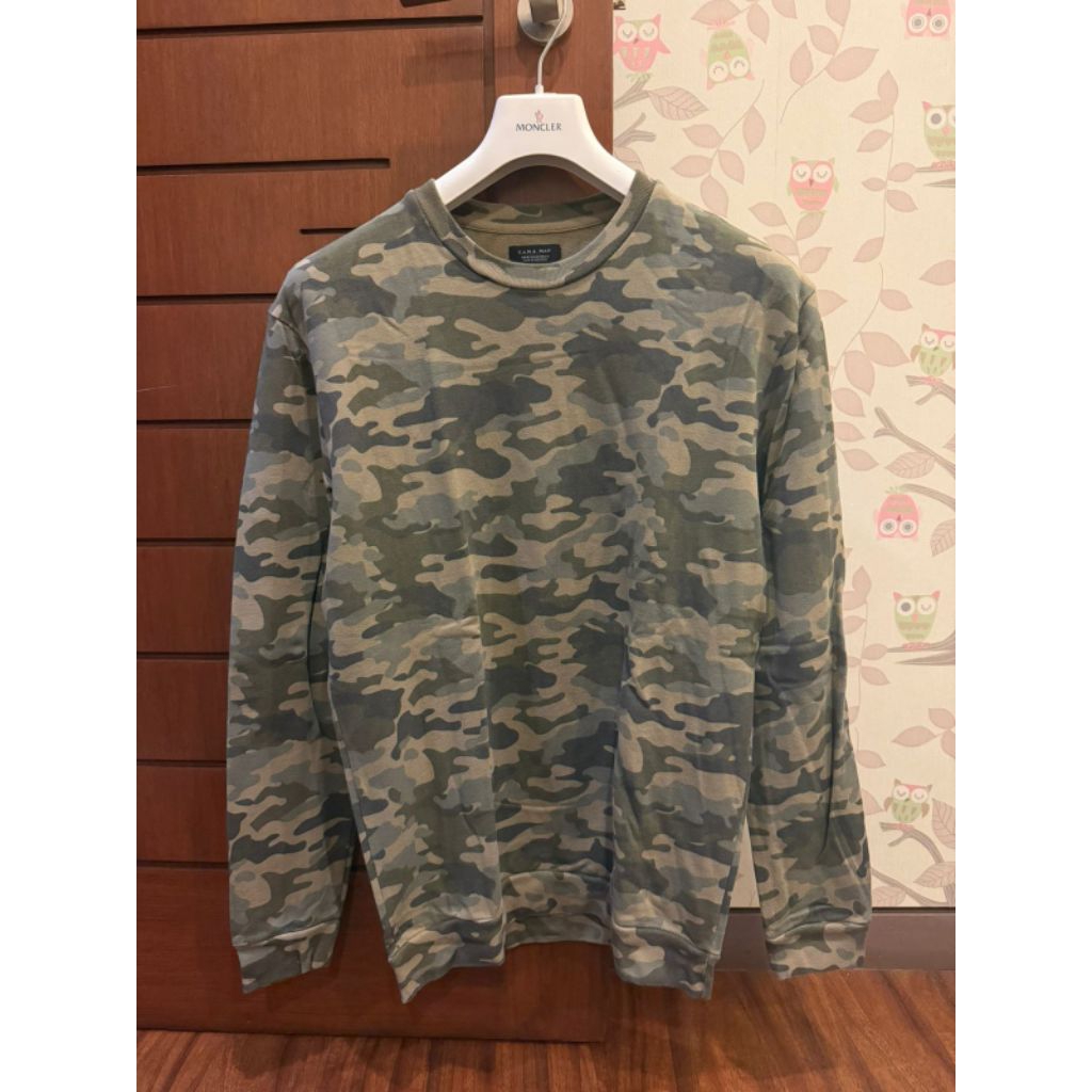 Green Army Jacket by Zara Man