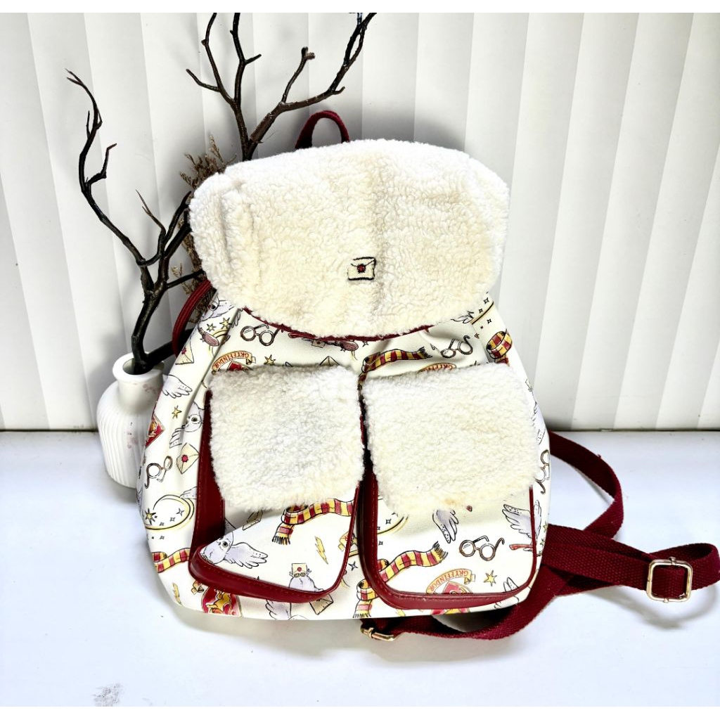 Preloved Miniso x Harry Potter All Over Print Backpack - Tas Punggung