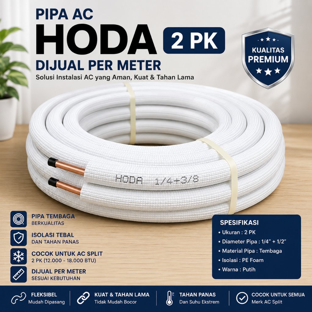 Pipa AC HODA Pipa AC 2PK METERAN